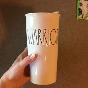 Rae Dunn warrior travel mug